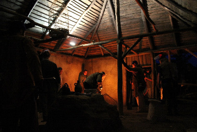 Historical bronze foundry